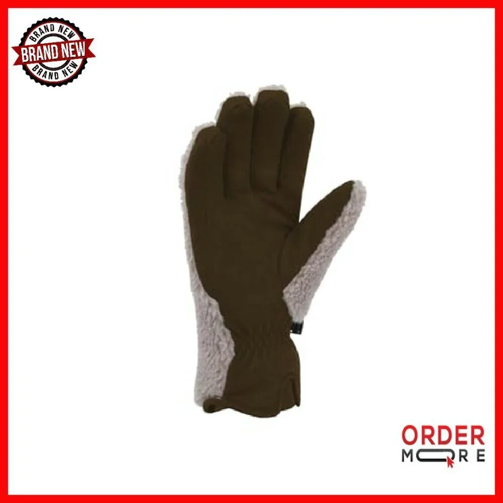 Women's Sherpa Gloves, Dura Suede Palm, Cold Weather Handwear